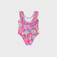 Swimsuit, Fuchsia Reef, 1742