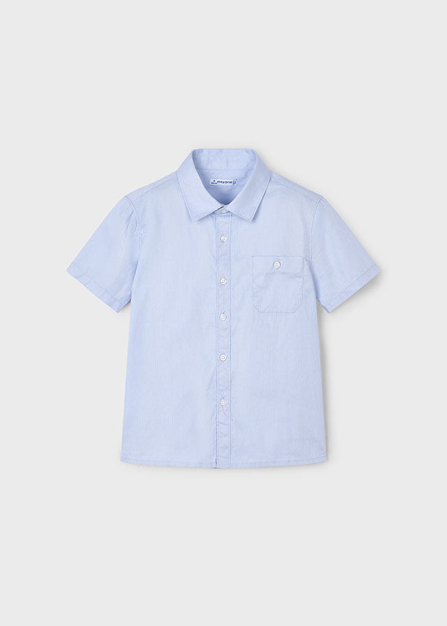 S/S Buttondown Shirt, Blue, 3112