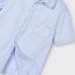 S/S Buttondown Shirt, Blue, 3112
