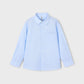 L/S Linen Shirt, Blue, 3121