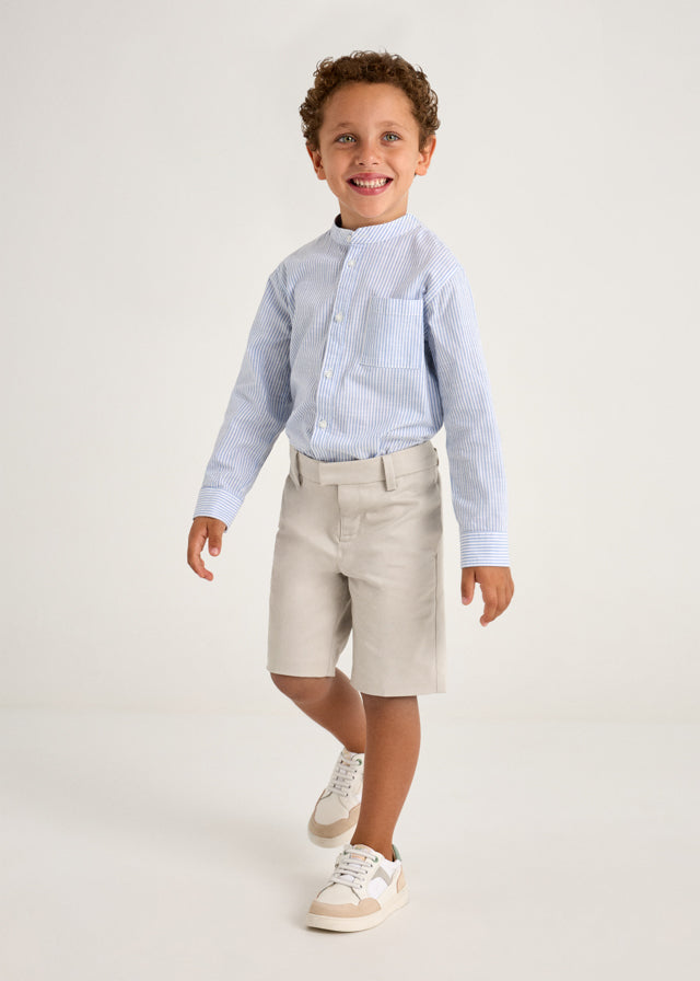 Slim Suit Shorts, Bone, 3219