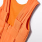 Crepe Jumpsuit with Bow, Persimmon