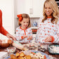 Snooze Button Set, Santa's Laundry Line/Richmond Red