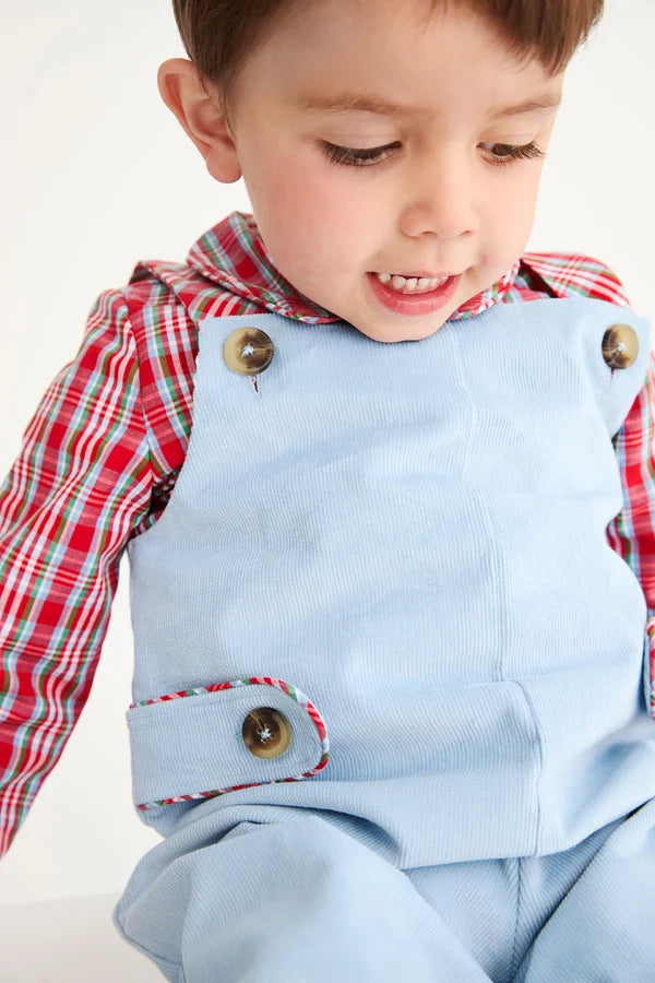 Teddy's Tab Longall, Barrington Blue/Woodspoint Plaid