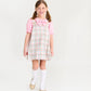 Pleated Ginny Jumper, Manalapan Plaid