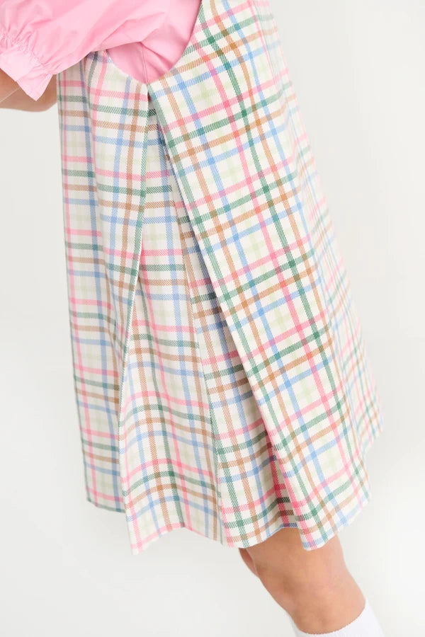 Pleated Ginny Jumper, Manalapan Plaid