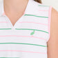 Sleeveless Maude's Polo Dress, Tradd Street Stripe/Pier Party Pink