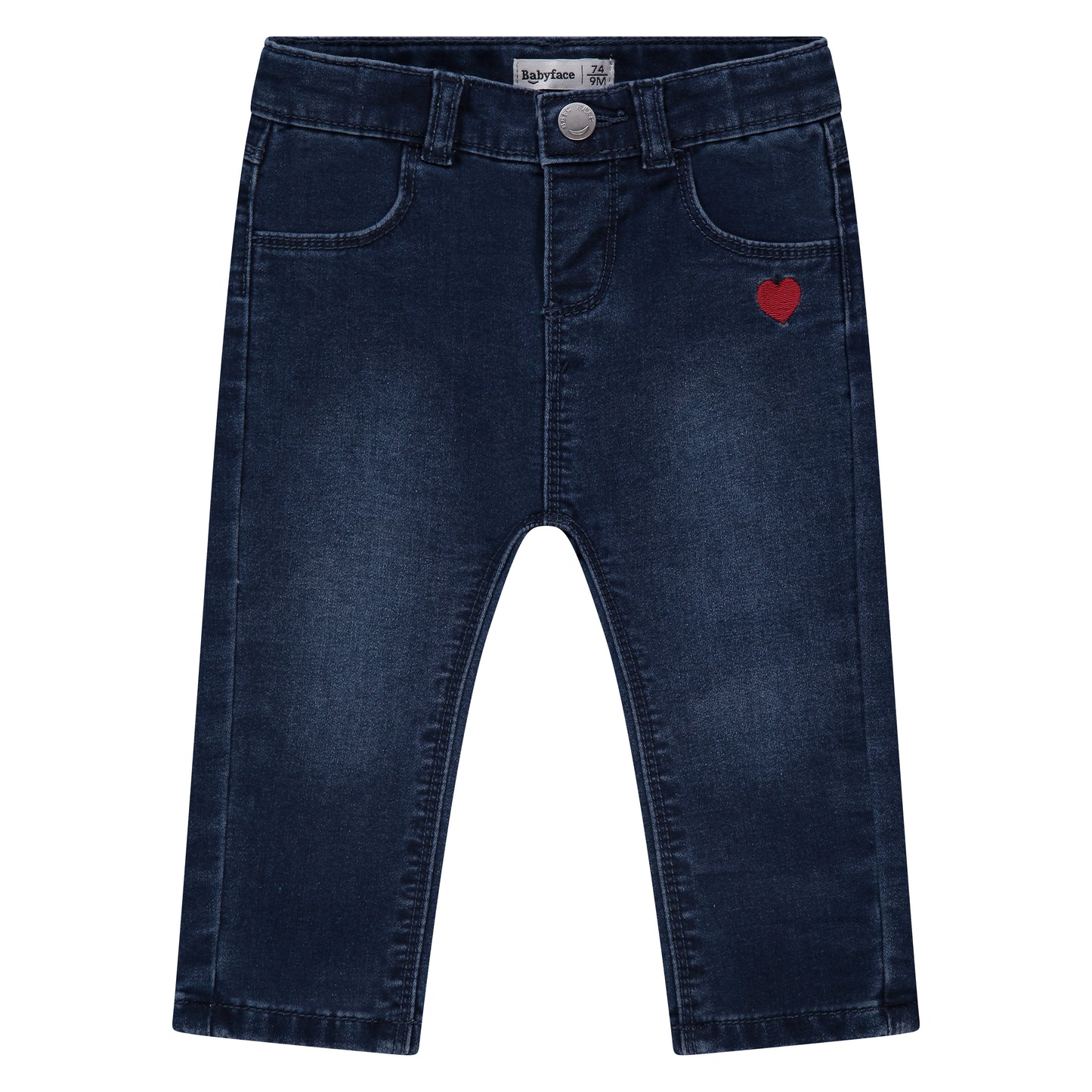 Baby Girls Denim, Mid Blue