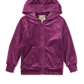 Cat Ears Velour Hoodie, Cosmic Berry