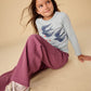 Flare For Fun Pants, Cassis