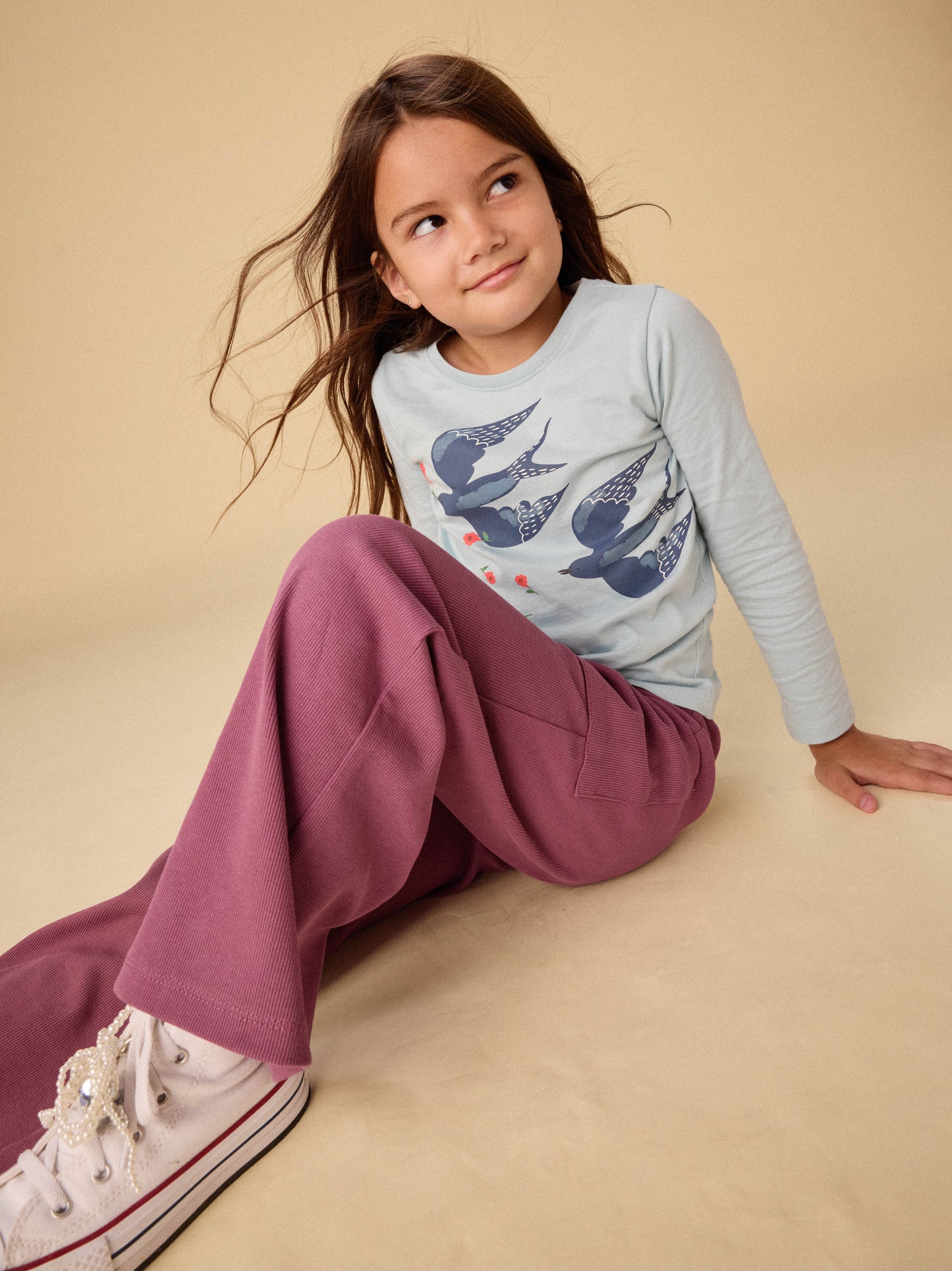 Flare For Fun Pants, Cassis
