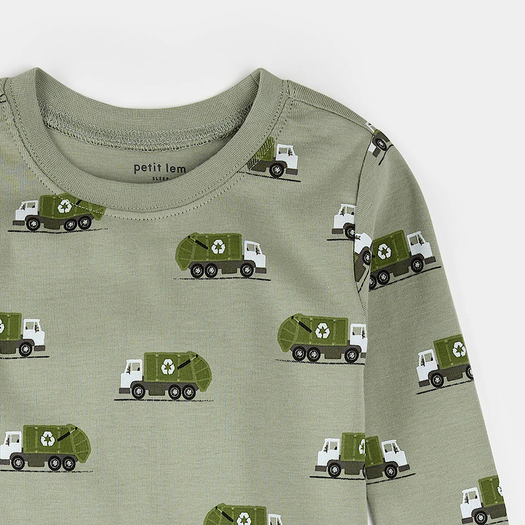 PJ Set, Recycling Truck on Fall Green