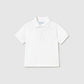 S/S Pique Polo, White, 102