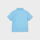S/S Pique Polo, Sky Blue, 102