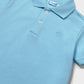 S/S Pique Polo, Sky Blue, 102