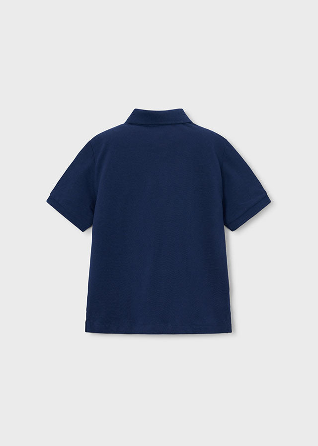 Pique Polo, Navy, 150