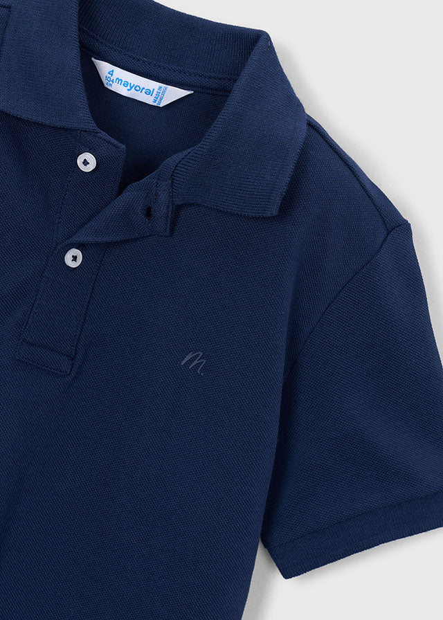 Pique Polo, Navy, 150