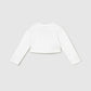 Knit Cardigan, White, 302