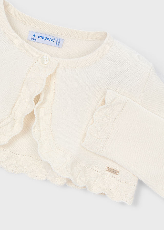 Knit Bolero, Natural, 320