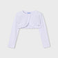Knit Bolero, White, 320
