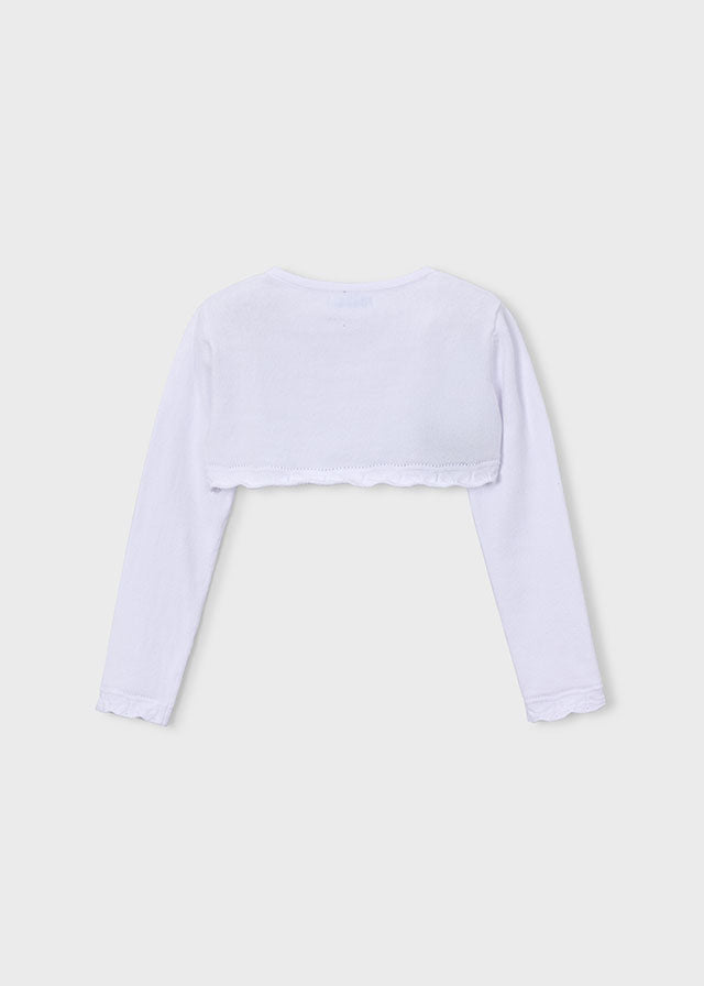 Knit Bolero, White, 320