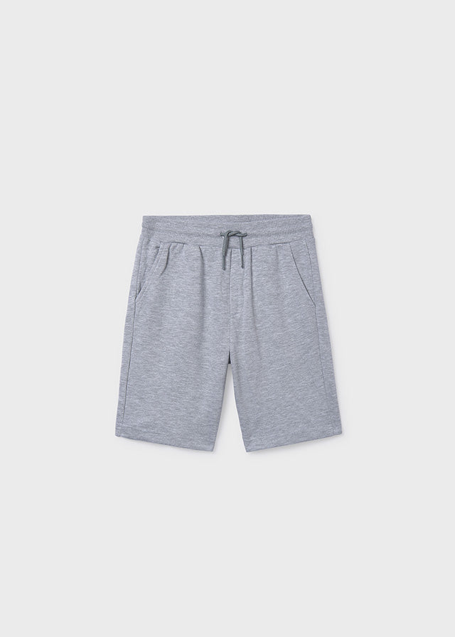 Fleece Shorts, Heather Grey, 600
