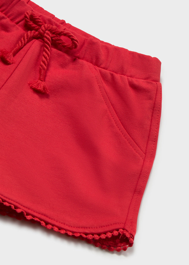 Pom Pom Shorts, Red, 603
