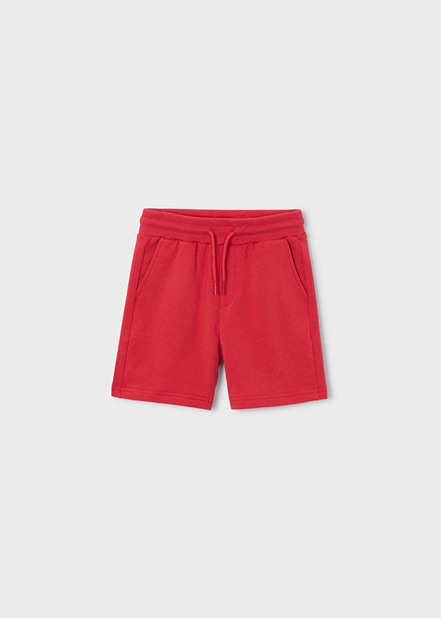 Fleece Shorts, Tomato, 611