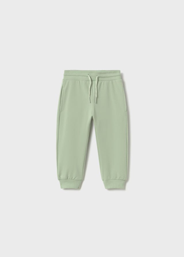 Cuffed Fleece Pants, Matcha, 711