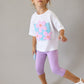 Capri Leggings, Lilac, 723