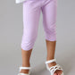 Capri Leggings, Lilac, 723