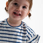 S/S Tee, Blue Stripes, 1082