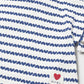 S/S Tee, Blue Stripes, 1082