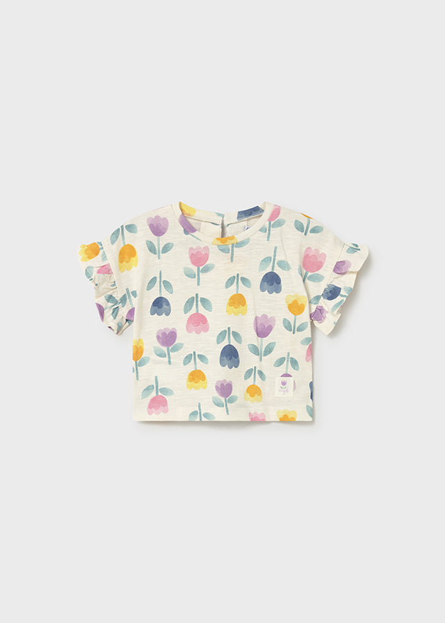 S/S Tee, Tulips, 1082