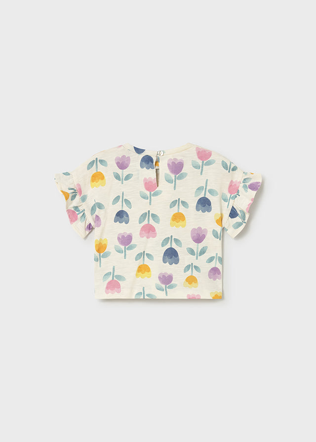 S/S Tee, Tulips, 1082