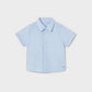 S/S Linen Shirt, Sky Blue, 1112