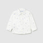 L/S Linen Shirt, White Boat, 1118