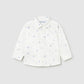 L/S Linen Shirt, White, 1118