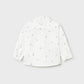 L/S Linen Shirt, White, 1118