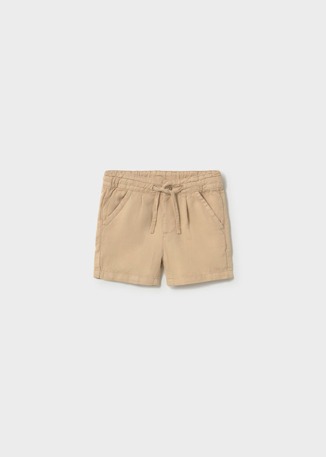 Linen Shorts, Cashew, 1220