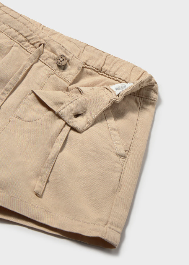 Linen Shorts, Cashew, 1220