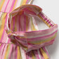 Striped Baby Dress w/Bloomer and Headband, 1290