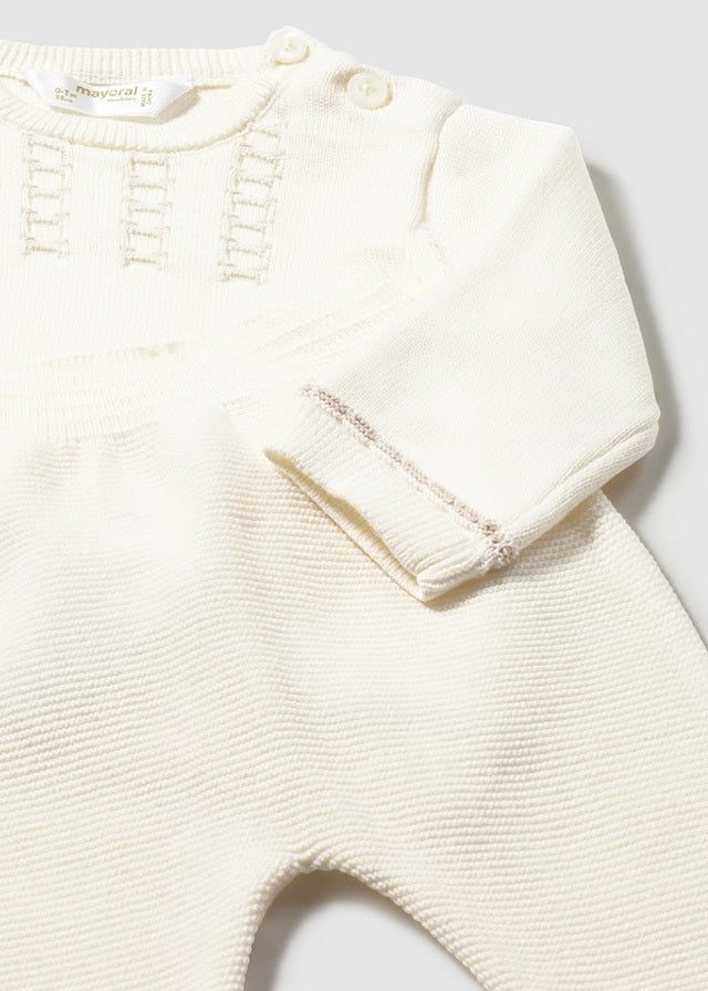Baby Knit Set, Bone, 1502