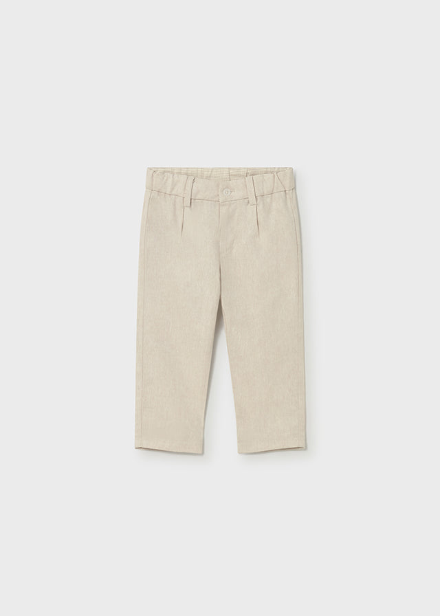 Linen Suit Pants, Oat, 1517