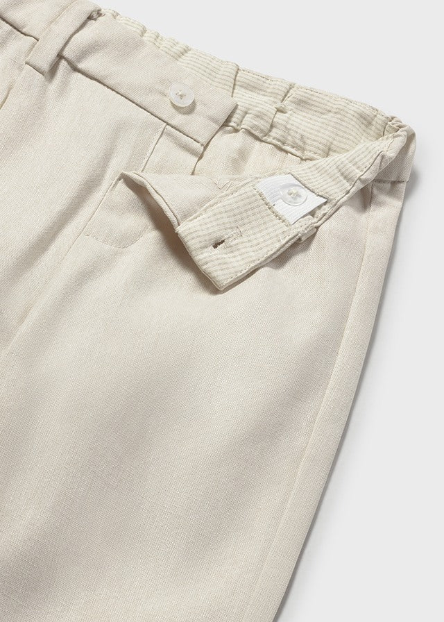 Linen Suit Pants, Oat, 1517