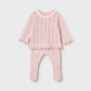 Baby Knit Set, Pink, 1594