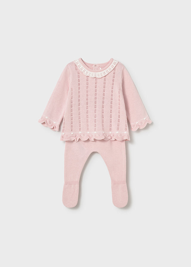 Baby Knit Set, Pink, 1594