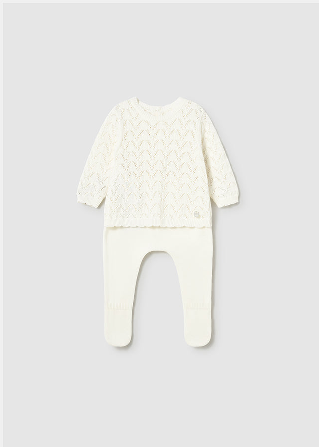 Baby Knit Set, Pottery, 1594