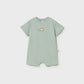 Short Snail Romper, Mint 1646