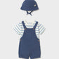 Overalls, Tee and Hat Set, 1663